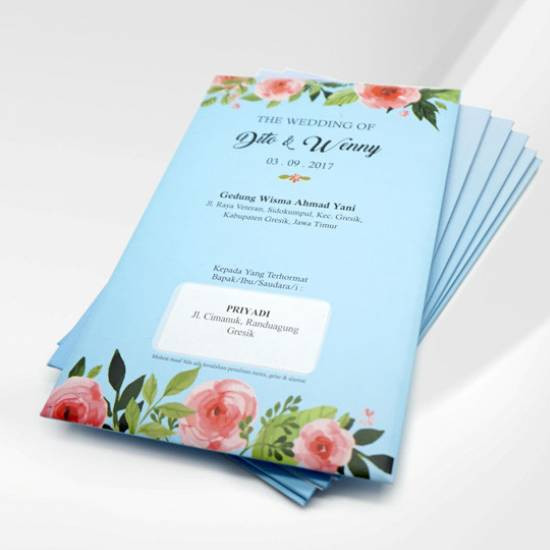 Undangan Nikah Hardcover A5