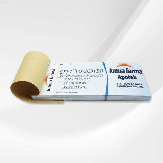 Karcis Tiket 15cm x 6cm Art Paper 120 gsm