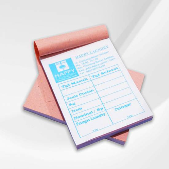Nota NCR A4 2Ply