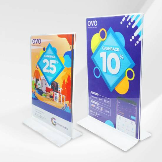 Tentcard Akrilik A4