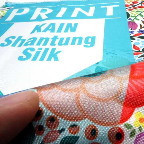 Kain Shantung Silk