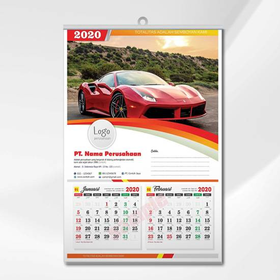 Kalender Dinding 46x64cm Ap150