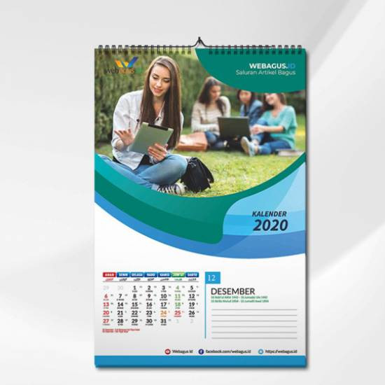 Kalender Dinding 50x70cm 80 Gsm 