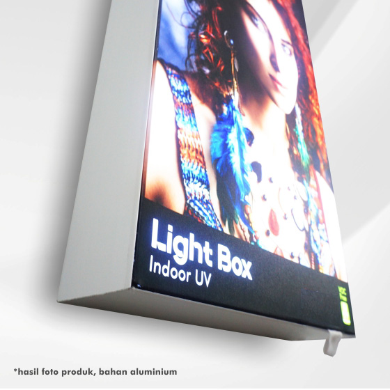 Light Neon Box Fabric Textile UV Alumunium