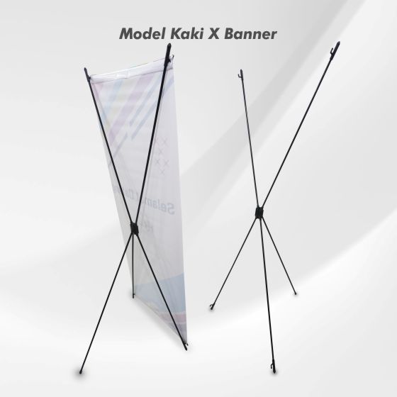 X-Banner Flexi Jerman 510Gsm 60x160cm