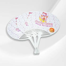 Kipas Promosi Plastik Custom